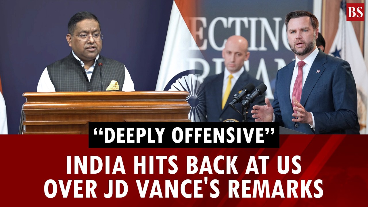 &ldquo;Deeply offensive&rdquo;: India fires back at JD Vance over PERM row | H-1B visa | US Green Card | Trump