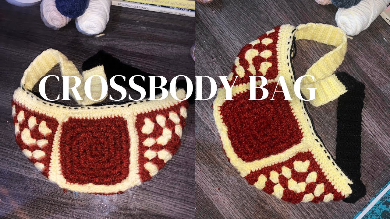 Crossbody crochet bag | #dun #farshaxanka | Hafsa jiqin