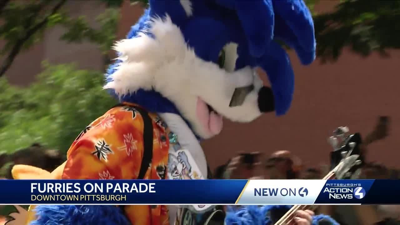 Anthrocon Parade in downtown Pittsburgh delights locals, out-of-towners