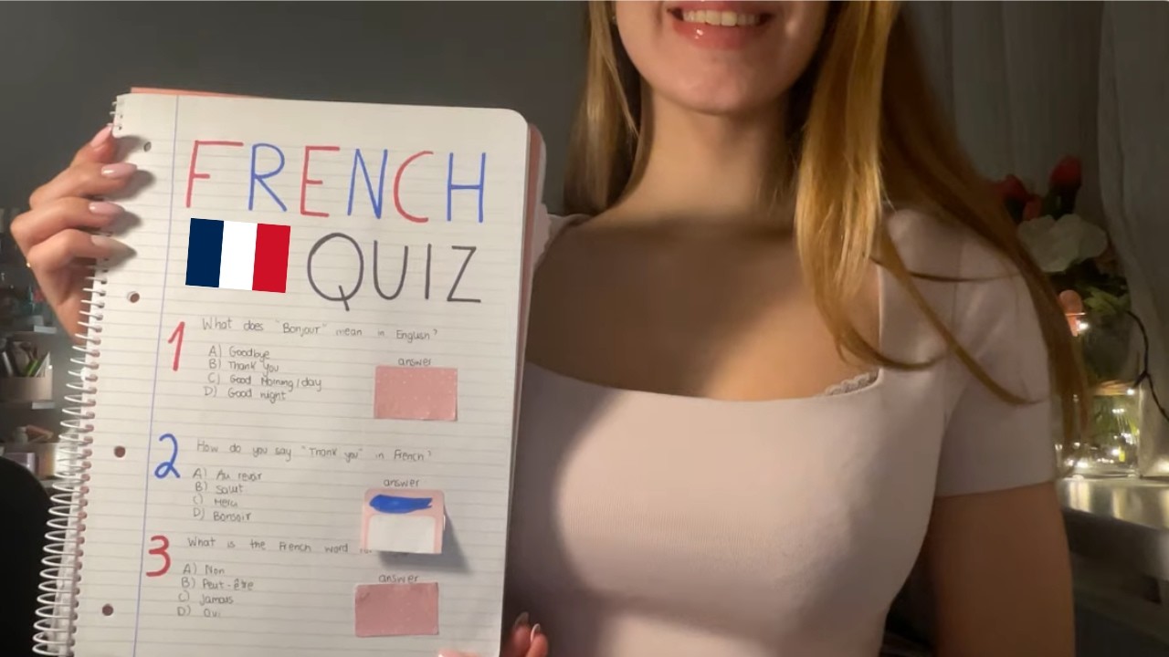 asmr french quiz 🇫🇷