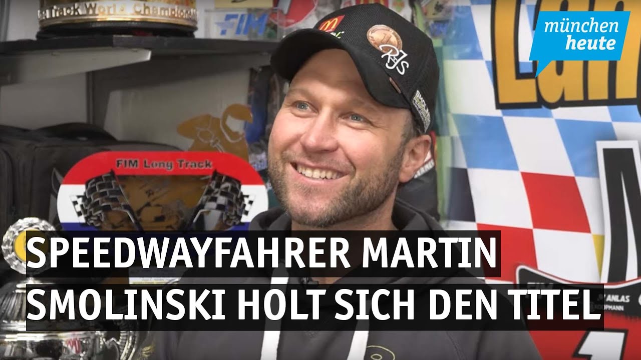 Speedwayfahrer Martin Smolinski aus Olching holt sich zum dritten Mal den Titel