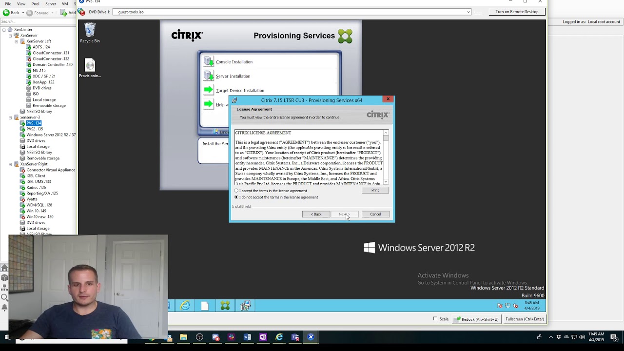 Part 1 - How to Install Citrix Provision Services PVS