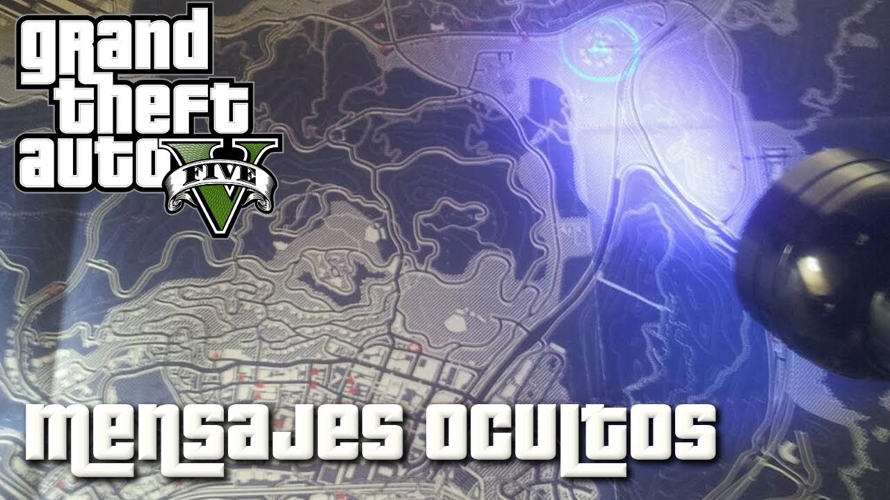 Mensajes ocultos Mapa Azul GTA V