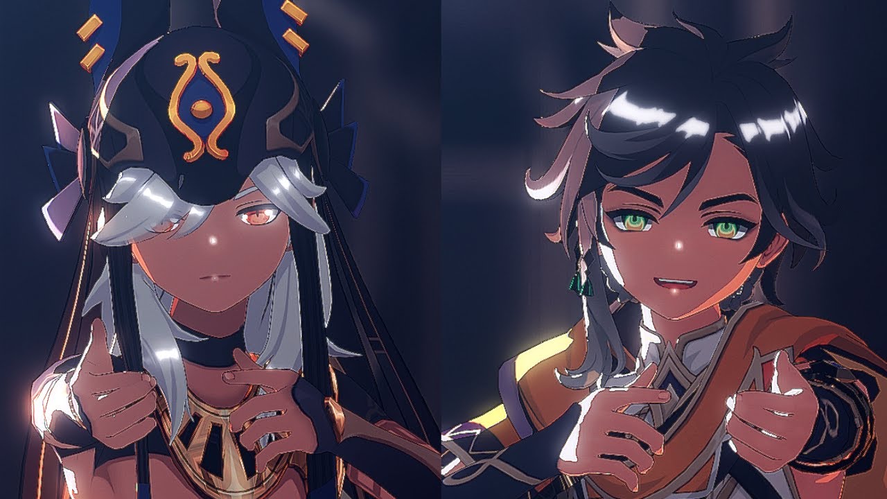 【MMD原神Genshin Impact】天使の翼【セノ/セトス　Cyno/Sethos】