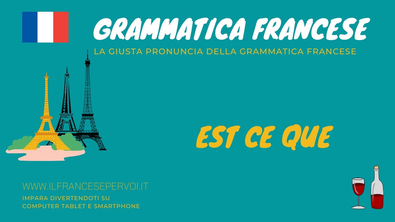 GRAMMATICA FRANCESE - Est ce que