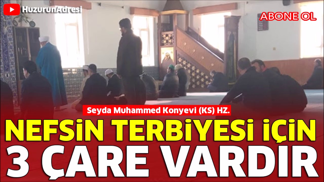 #Seyda Muhammed Konyevi (KS) HZ. Gönül Sohbetleri; Nefis terbiyesi?