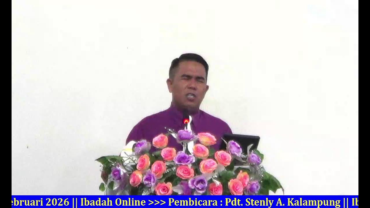 Ibadah Raya-Tolambo | Pdt. Stenly A.Kalampung | Minggu, 08 Februari 2026 | Ibadah Online