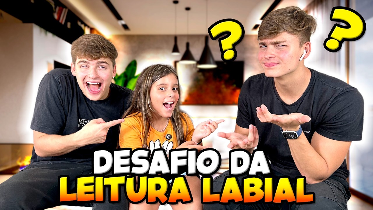 DESAFIO DA LEITURA LABIAL COM OS IRMÃOS SCRIBEL • Helena Vidal •