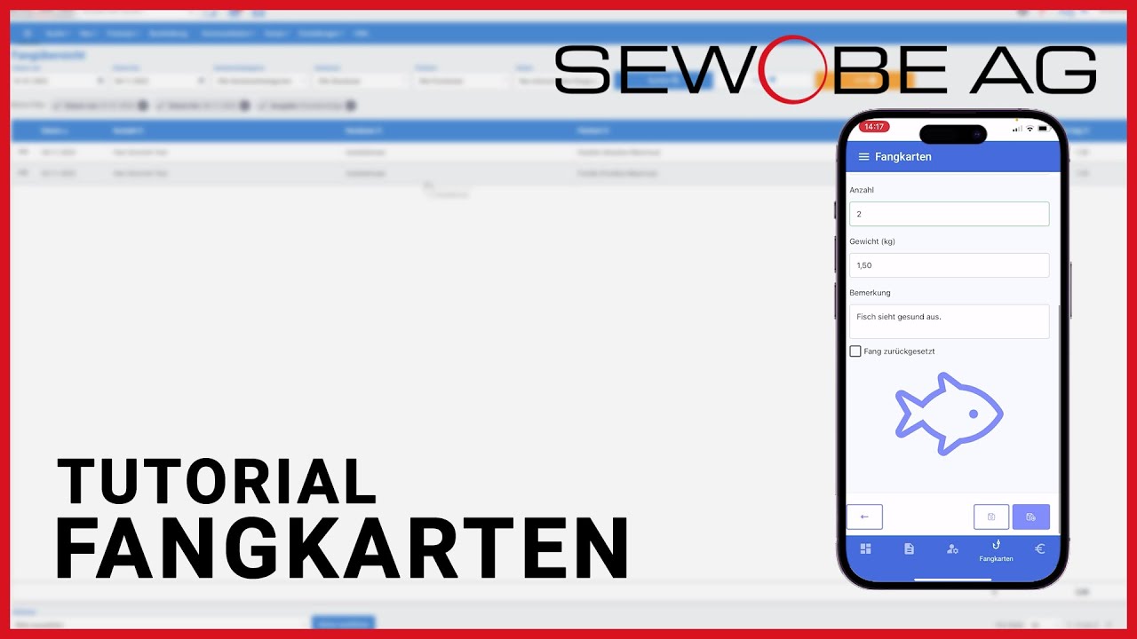 Fangkarten für Fischereivereine über App verwalten | SEWOBE VerbandsMANAGER