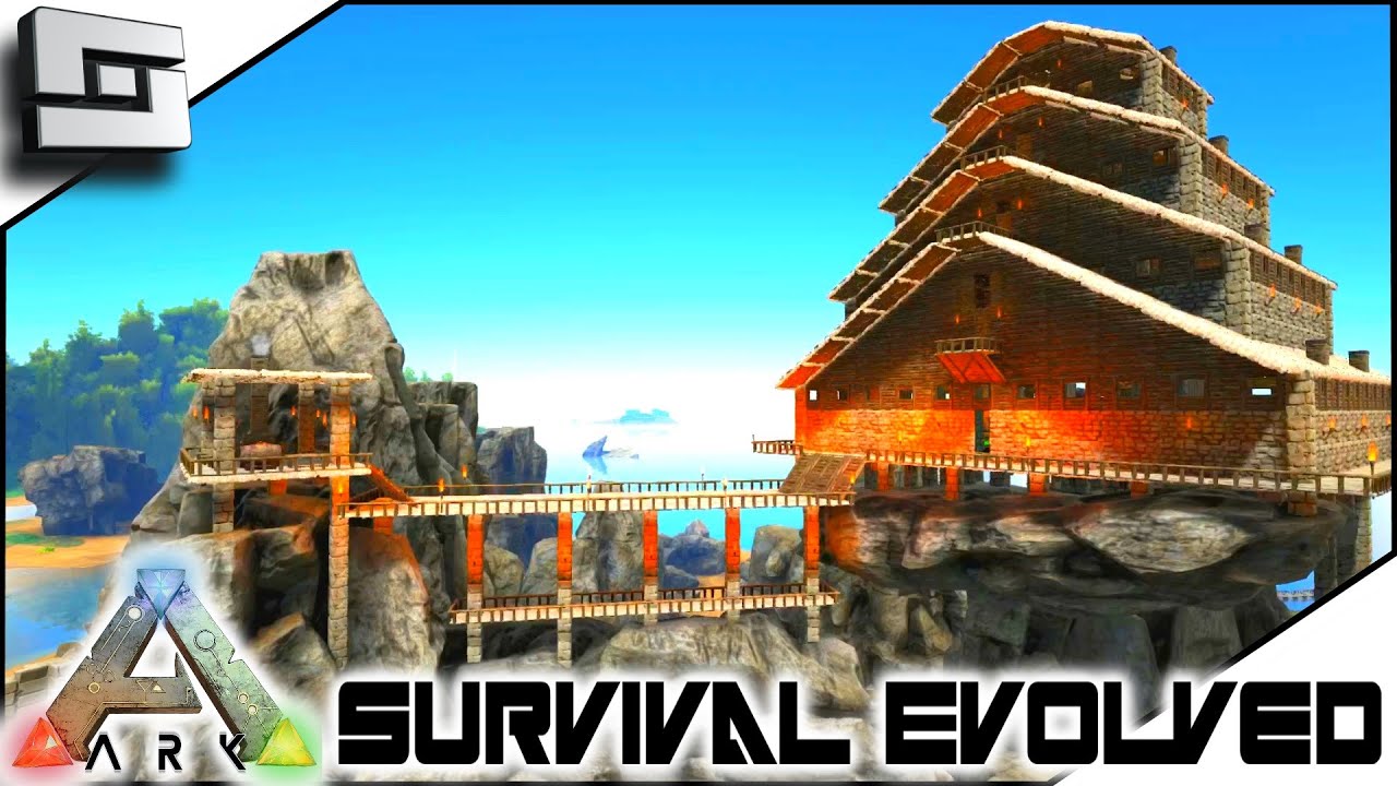ARK: Survival Evolved - BUILDING A BRIDGE! S3E96 ( Gameplay )