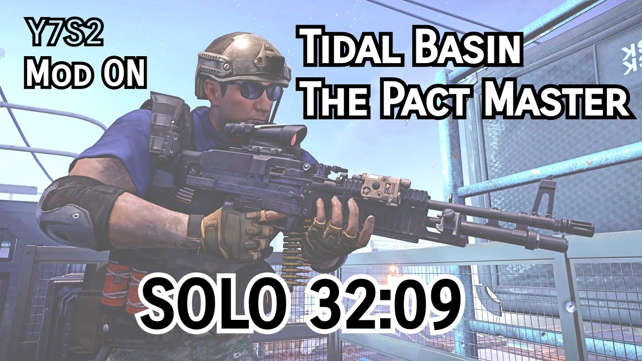 Tidal Basin The Pact Master🧸SOLO(32:09)PS5【The Division2】