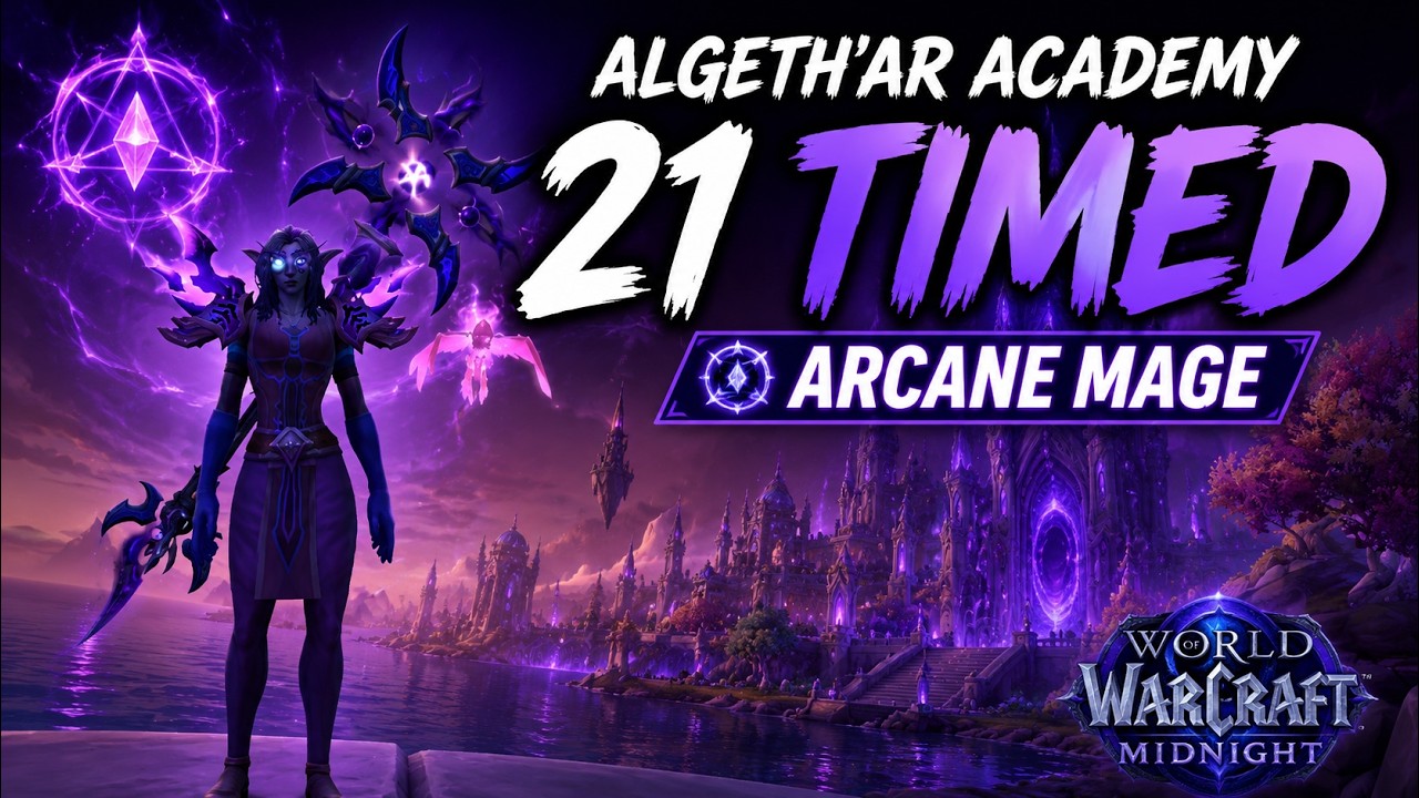 Arcane Mage in High Keys? 💀 +21 Algeth'ar Academy