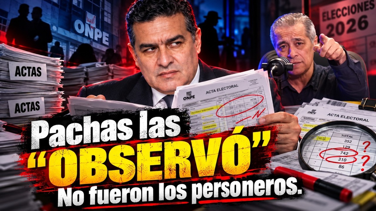 LA ONPE ES LA QUE DETIENE EL RESULTADO FINAL