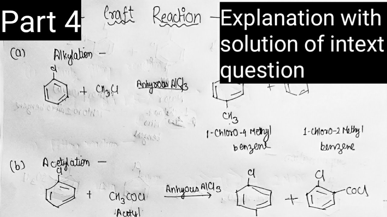 Class 12 chemistry chapter 10 - Reaction of Haloarenes ||Explanation with solution of intext que. ||