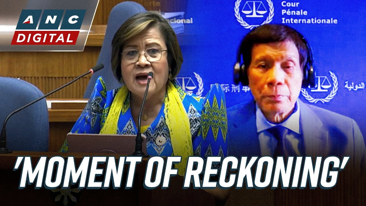De Lima: Duterte's ICC hearing not about vengeance but a moment of reckoning | ANC