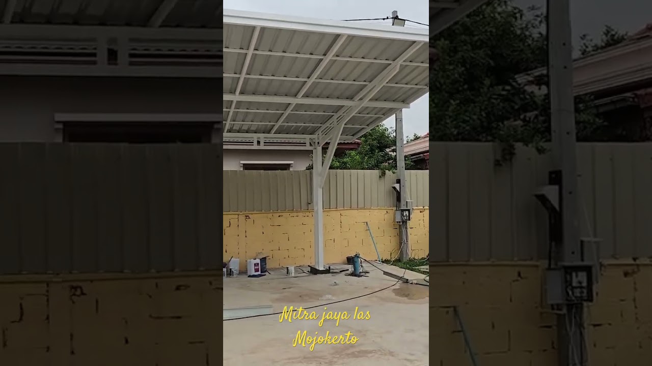 Kanopi cocok untuk parkiran, tidak makan tempat dengan satu tiang samping