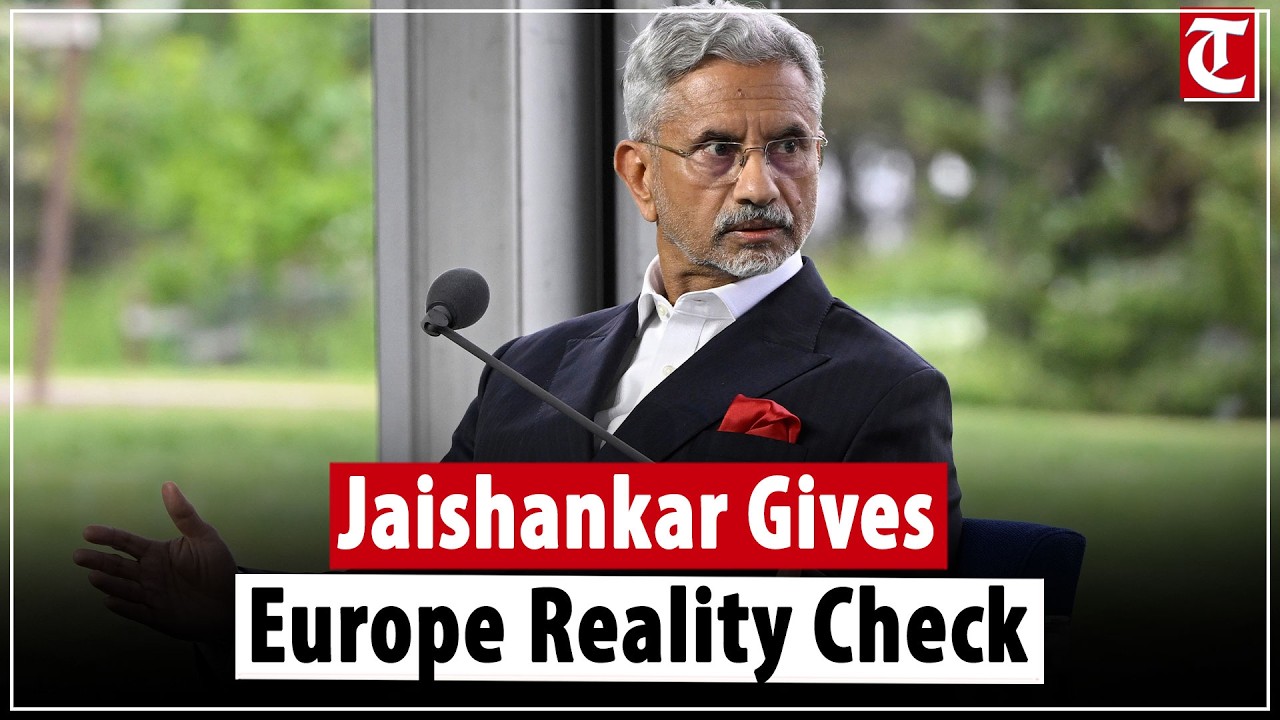 Jaishankar Gives Strong Reality Check to European's in Europe on India&rsquo;s Energy Choices