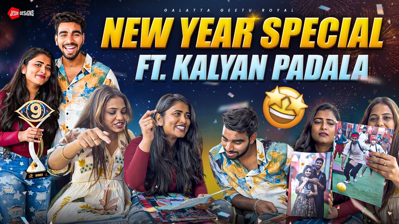 New Year Special Vlog Ft. Kalyan Padala 🔥& Srija Dammu ❤️| Geetu Royal | #geeturoyal