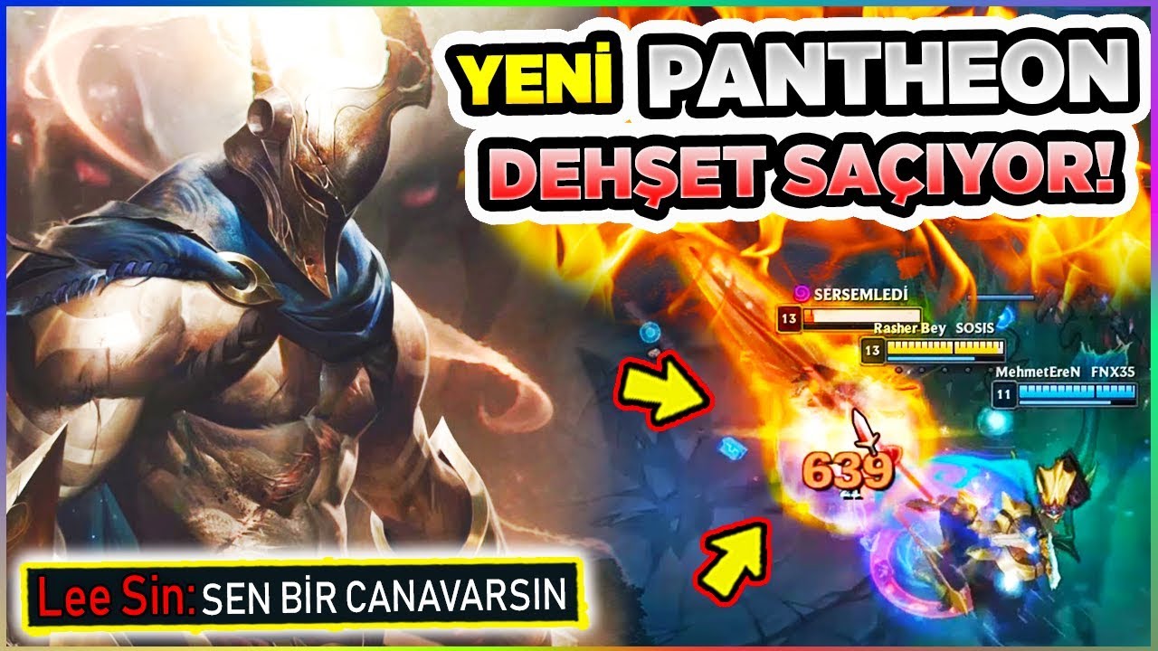 YENİLENMİŞ PANTHEON'U BİR DE RASHER FARKIYLA İZLEYİN!! (MIZRAKLA TEK ATIYOR!!)