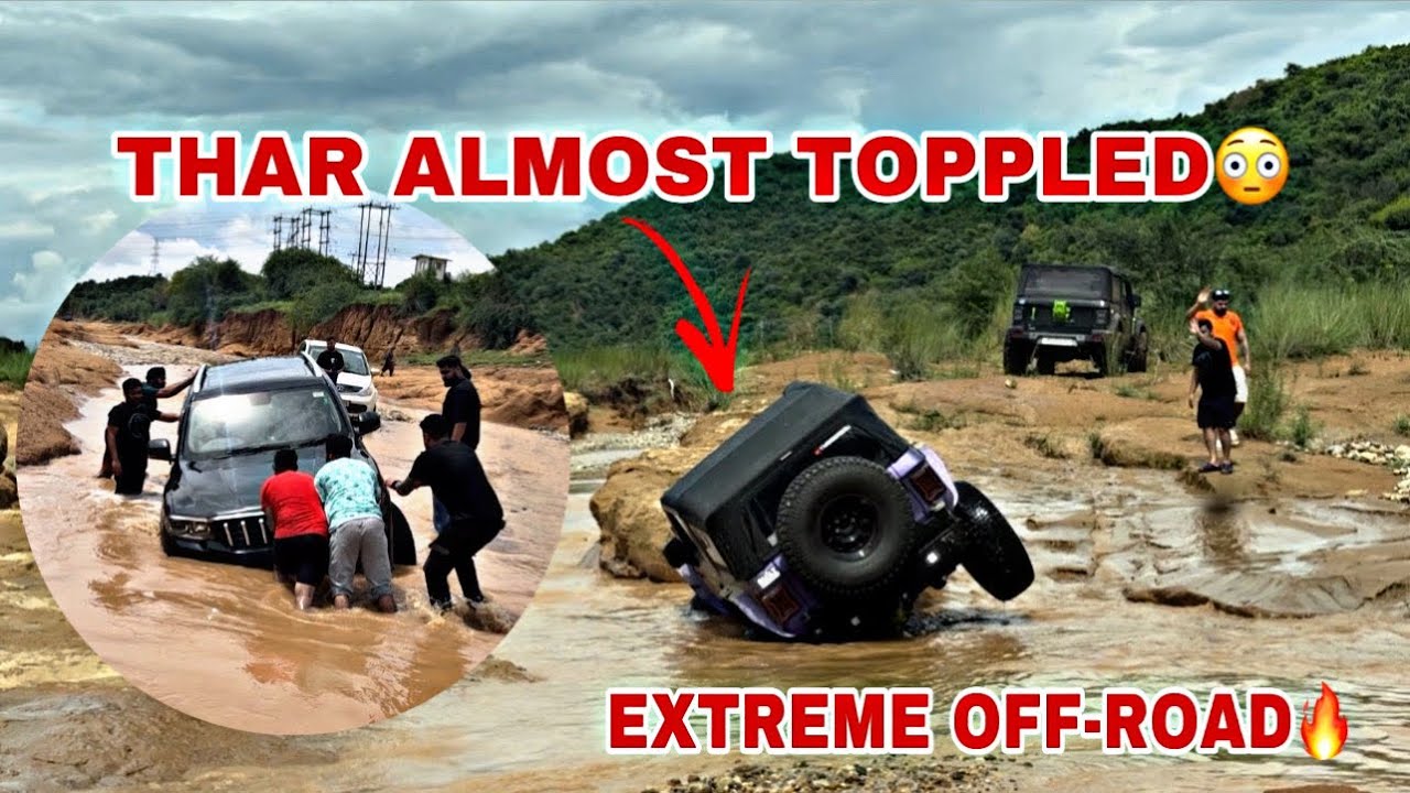 BRAND NEW SCORPIO N DUB GYI😰|| THAR ALMOST TOPPLED😟 || ISHAN8777 ||