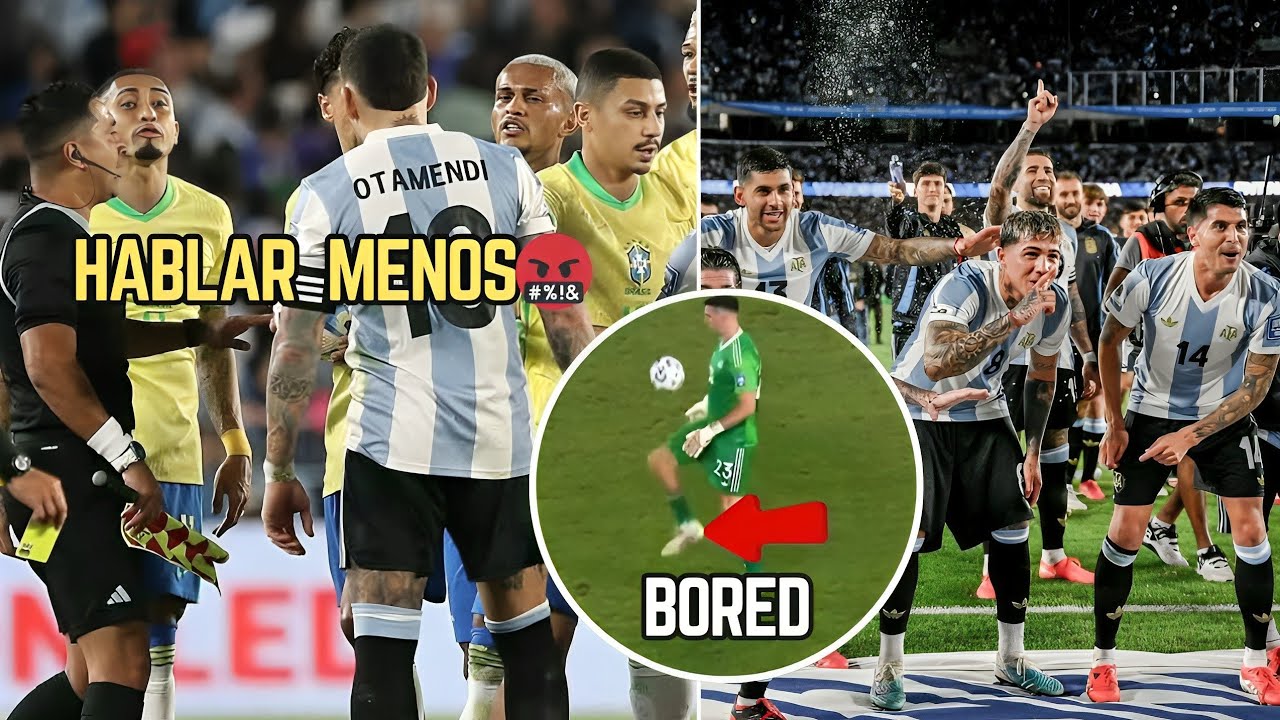 Emi Martinez gets bored | Argentina Vs Brazil World Cup Qualifiers