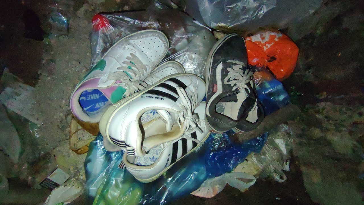 Trash treasures - shoes and clothes of international brands that I found in the rubbish of the rich