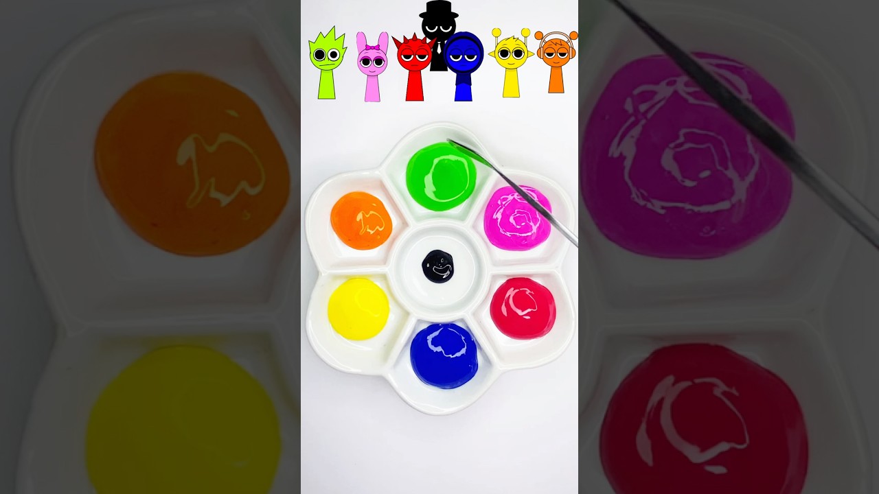 Guess the Mixed Color Sprunki of Horror 3#colors #sprunki #incredibox #asmr