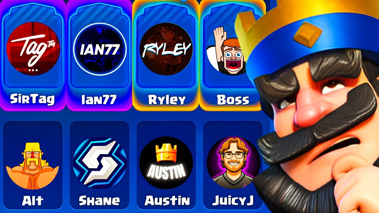 I FORCED 8 Clash Royale YouTubers to Make Me a Deck