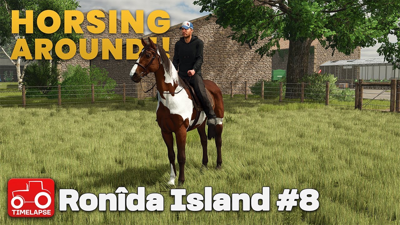 ПОКУПАЮ ЛОШАДЕЙ, СОБИРАЮ РАПС И ОВС!! Остров Ронида FS25 Таймлапс Farming Simulator 25 Эпизод 8