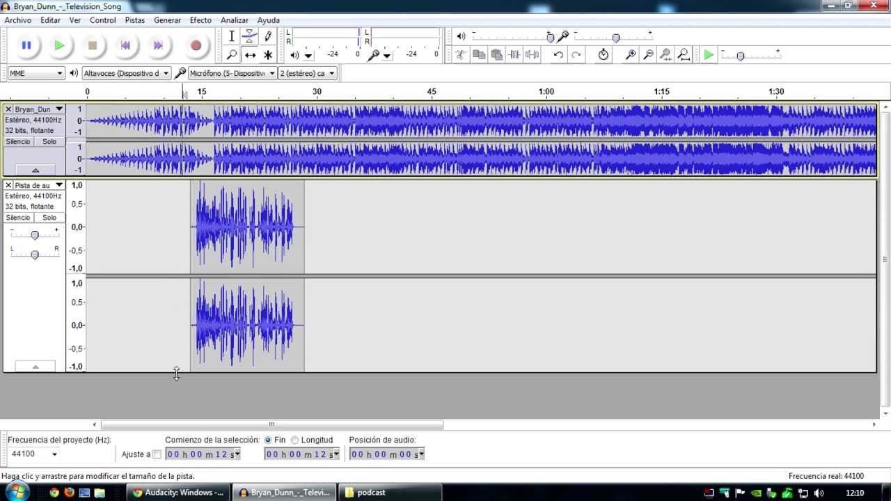 C&oacute;mo hacer un podcast con Audacity
