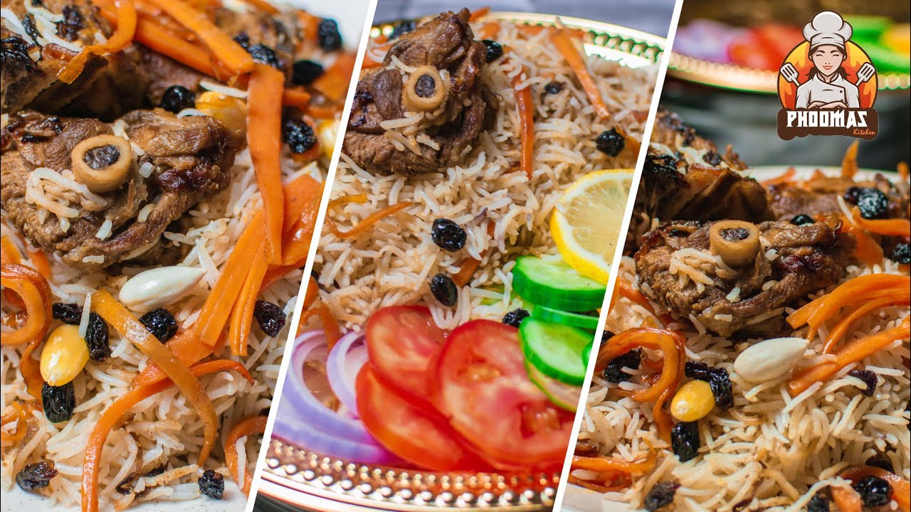 Kabuli Pulao - Afghani Pulao Recipe - Uzbekistan Eid Special Recipes