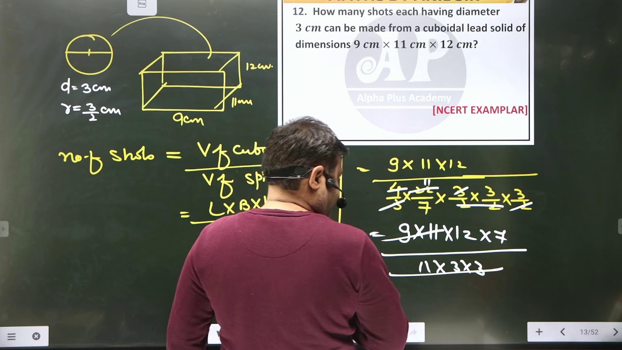 class 10 surface area and volumes part 4