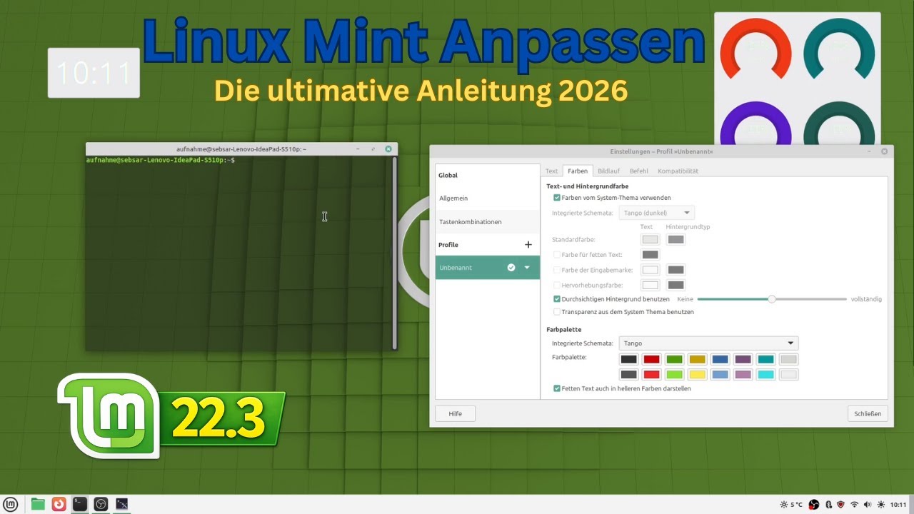 Linux Mint 22.3 modern anpassen: Das komplette Desktop-Tutorial (2026)