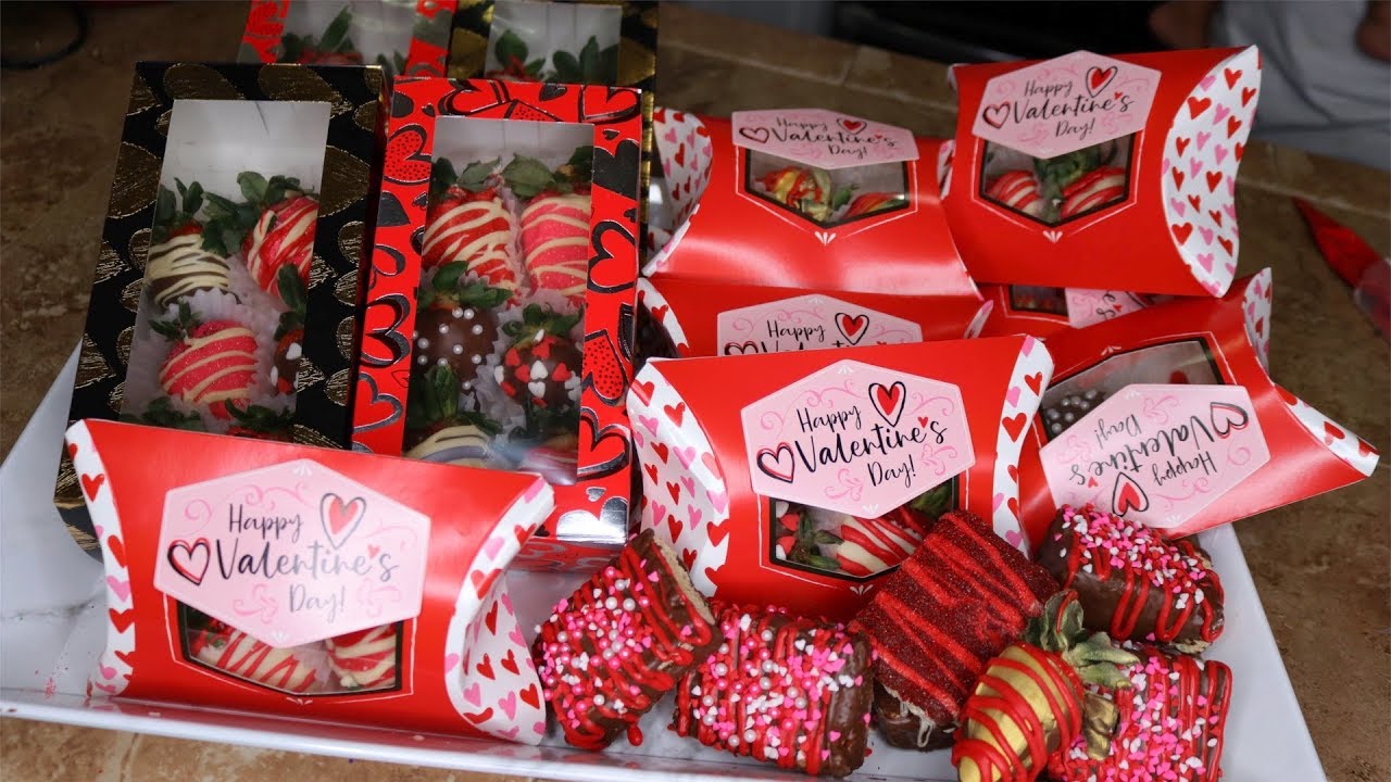 EASY VALENTINES CHOCOLATE COVERED STRAWBERRIES & RICE KRISPIES - ALEXISJAYDA