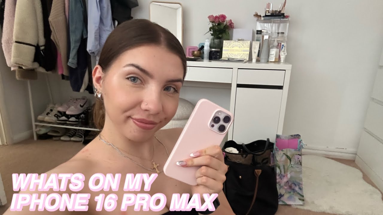 WHAT’S ON MY IPHONE 16 PRO MAX | phone tour