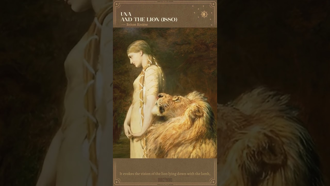 Discover the Symbolism of Una and the Lion by Briton Rivi&egrave;re