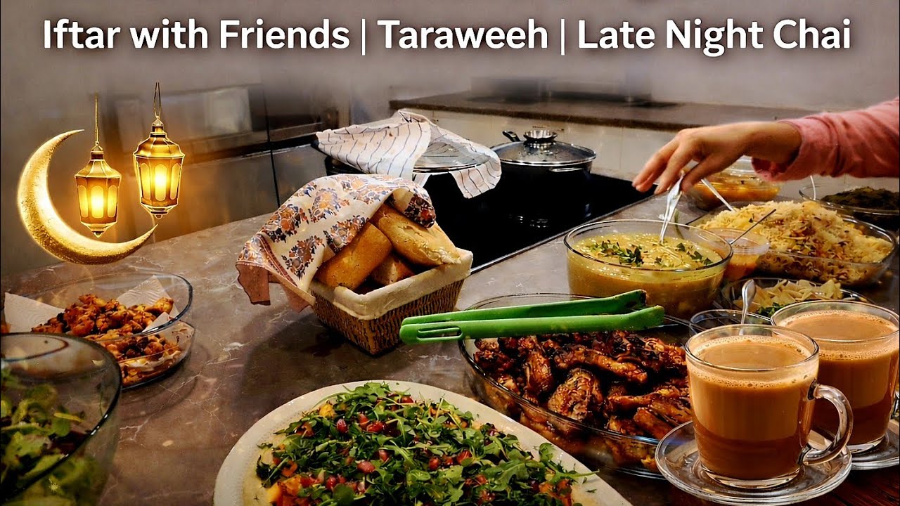 Ramadan Vlog: Iftar, Mosque, Taraweeh & Chai with Friends