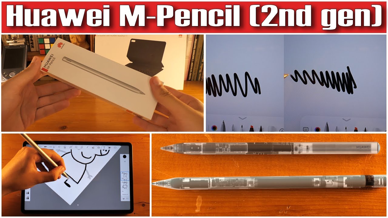 Huawei M-Pencil (2nd Gen) unboxing and showcase