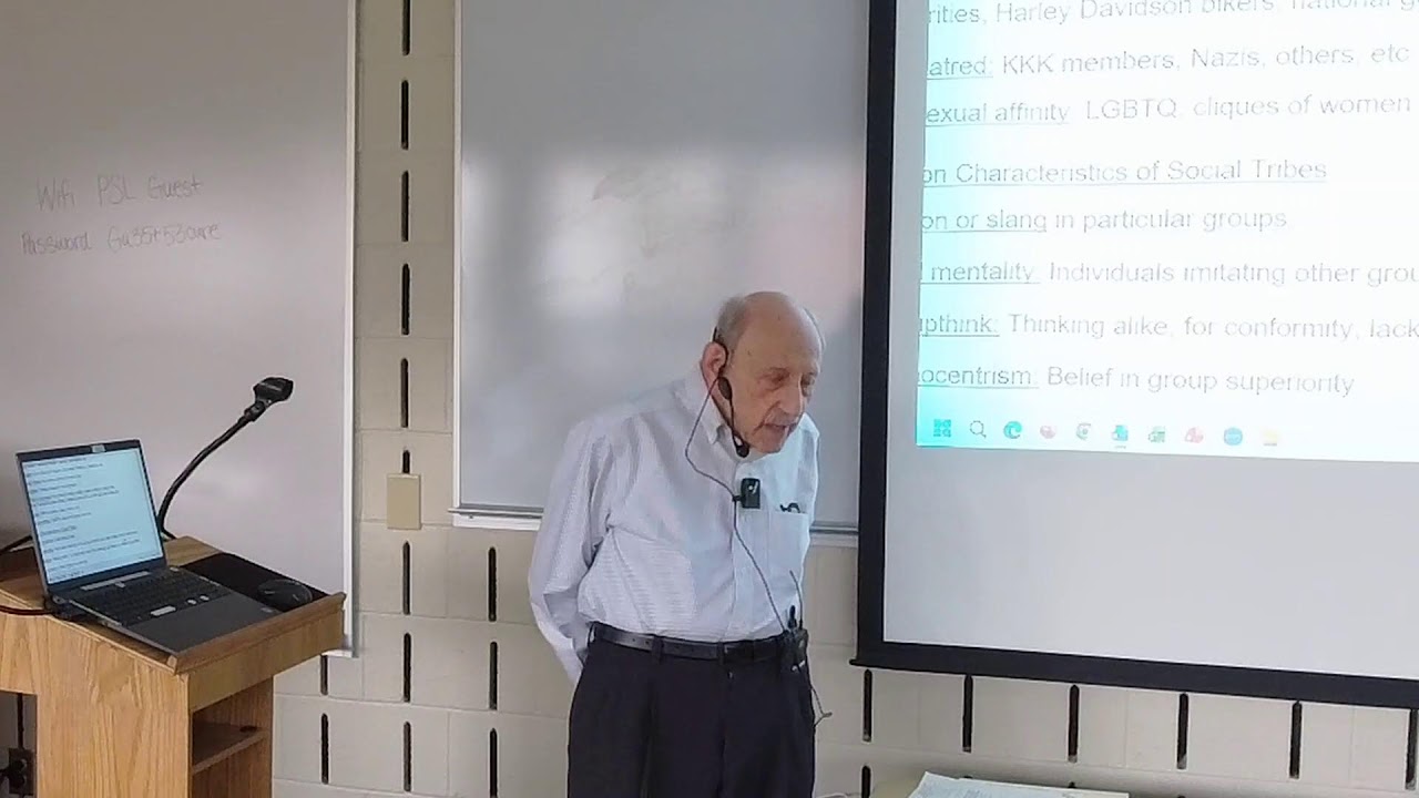 Paul Selbst: Political Tribalism and identity politics in America - January 6, 2026