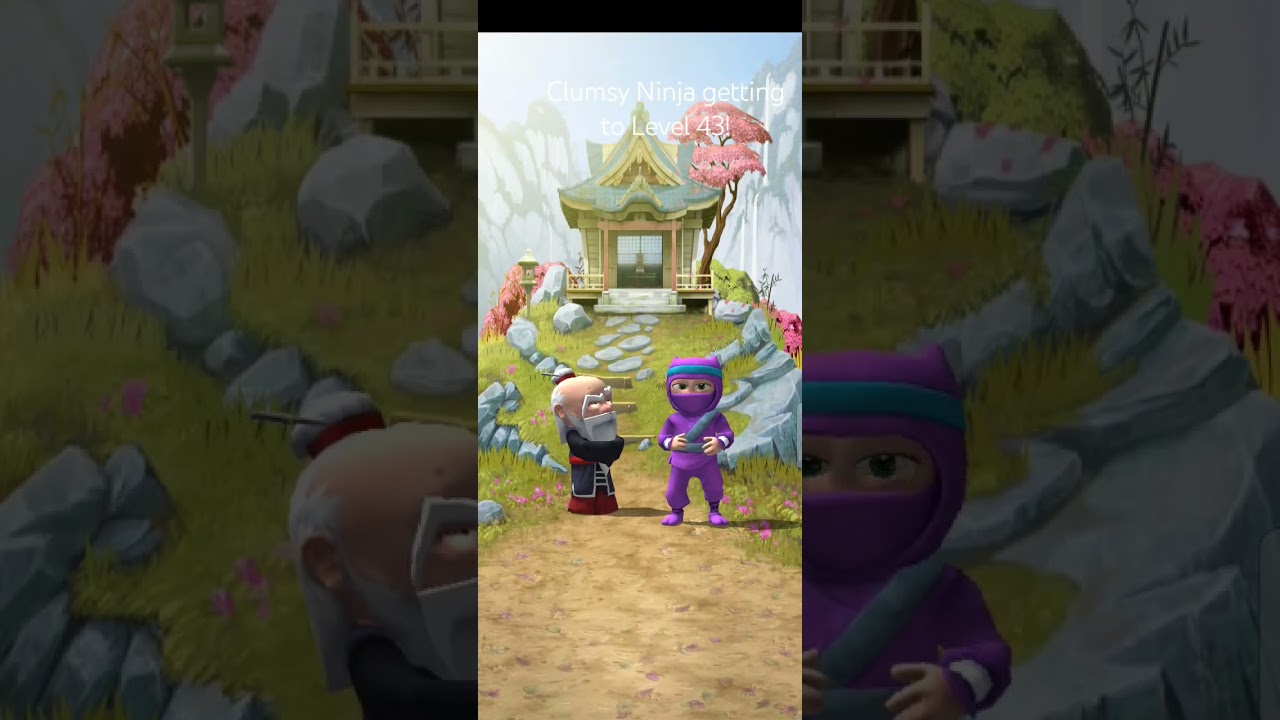 Clumsy Ninja getting to Level 43 #clumsyninja #level43