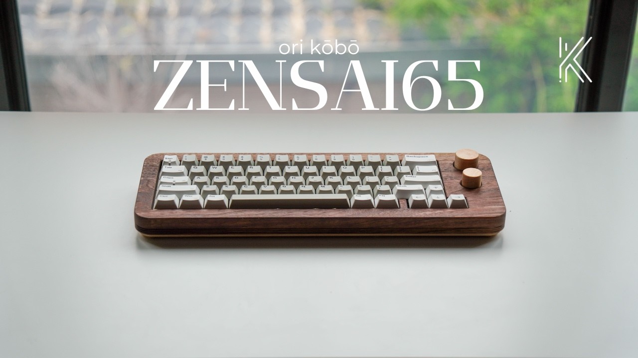 The most beautiful wooden keyboard I have ever tried. | Zensai65 by ori-kobo