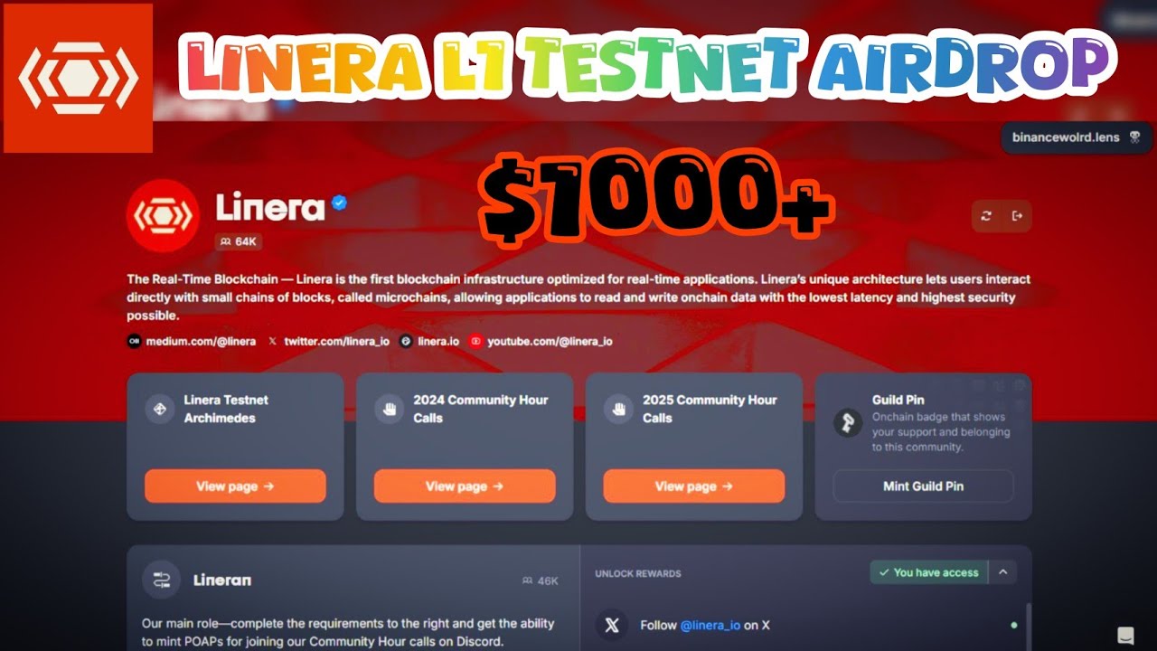 Linera L1 testnet Project 🤑🤩 | Full airdrop guide in hindi | #cryptoairdrop