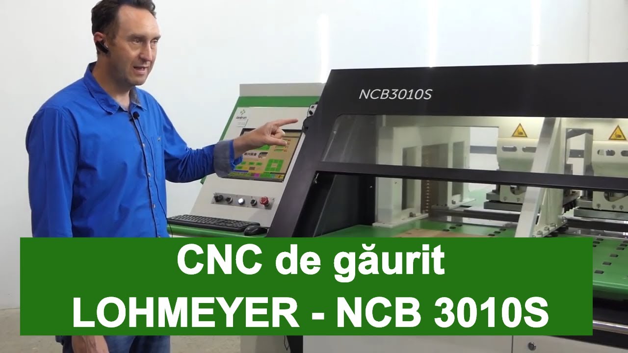 NCB 3010S - CNC de găurit pentru producția de mobilier din PAL, MDF sau lemn masiv