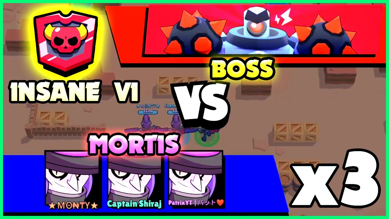 3-Triple-Mortis vs Insane Boss VI | Boss Fight Funny Moments, Fails and Glitches