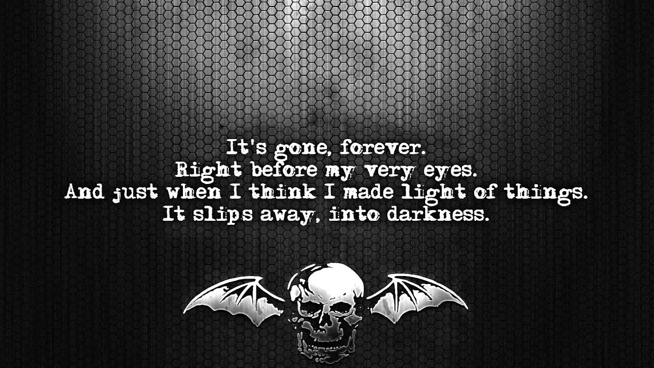 Avenged Sevenfold - Forgotten Faces [Lyrics on screen] [Full HD]