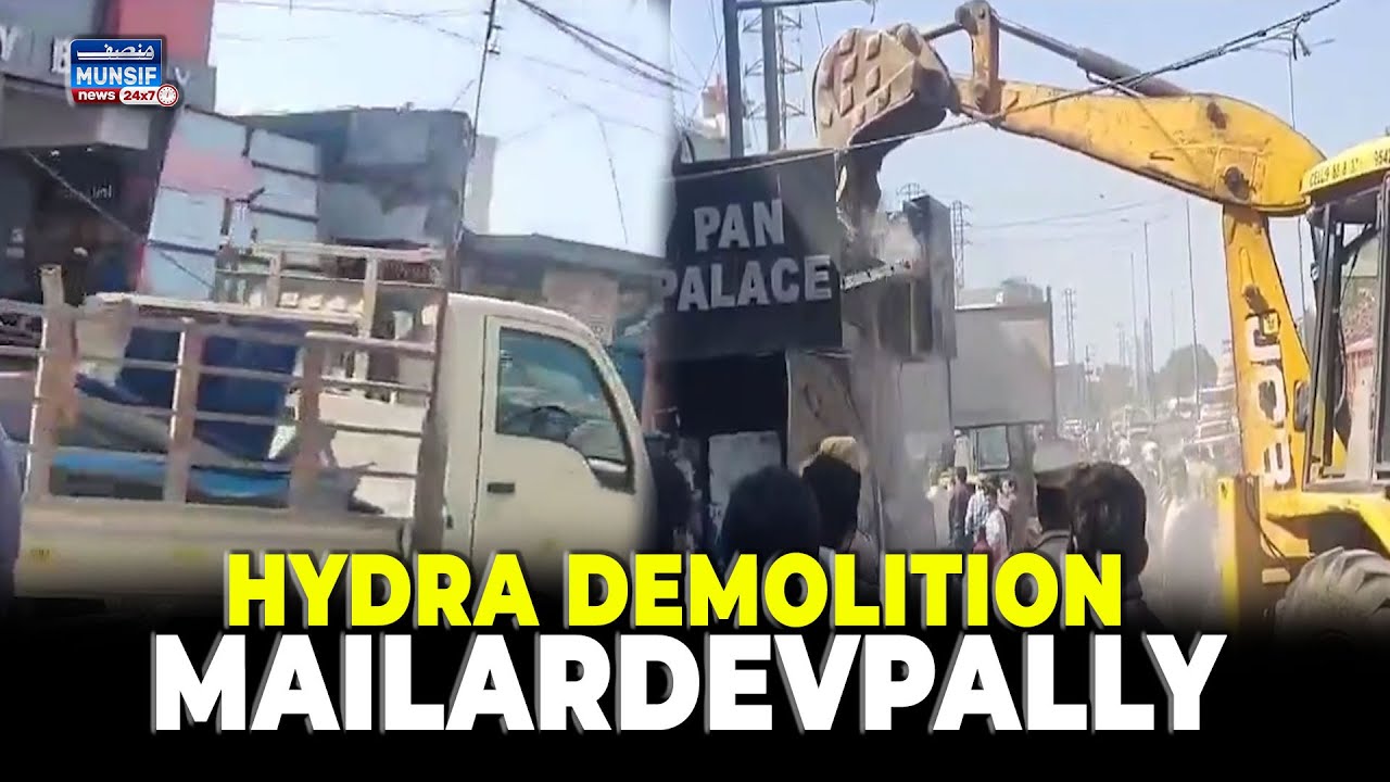 Hydra Weekend Demolitions At Durga nagar