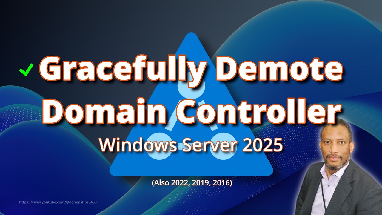 How to Demote a Domain Controller Gracefully (Windows Server 2025) — DNS, FSMO, PowerShell