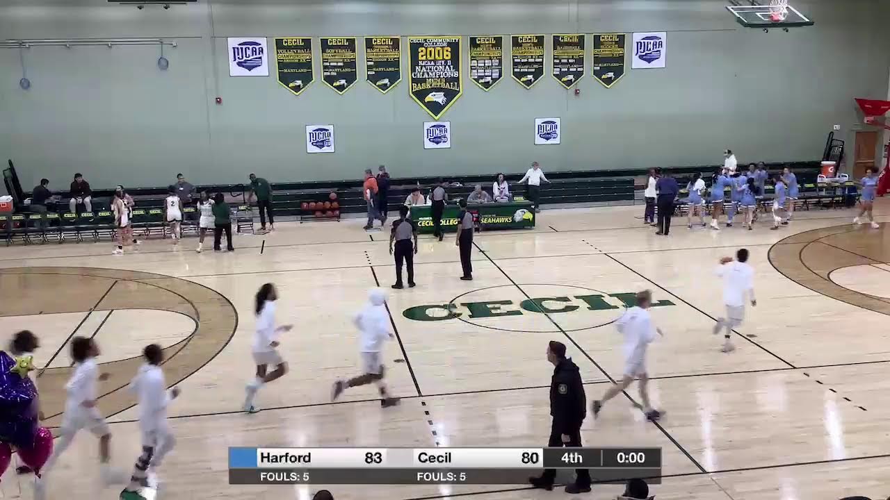 Harford vs Cecil | NJCAA Basketball | 12/16/25