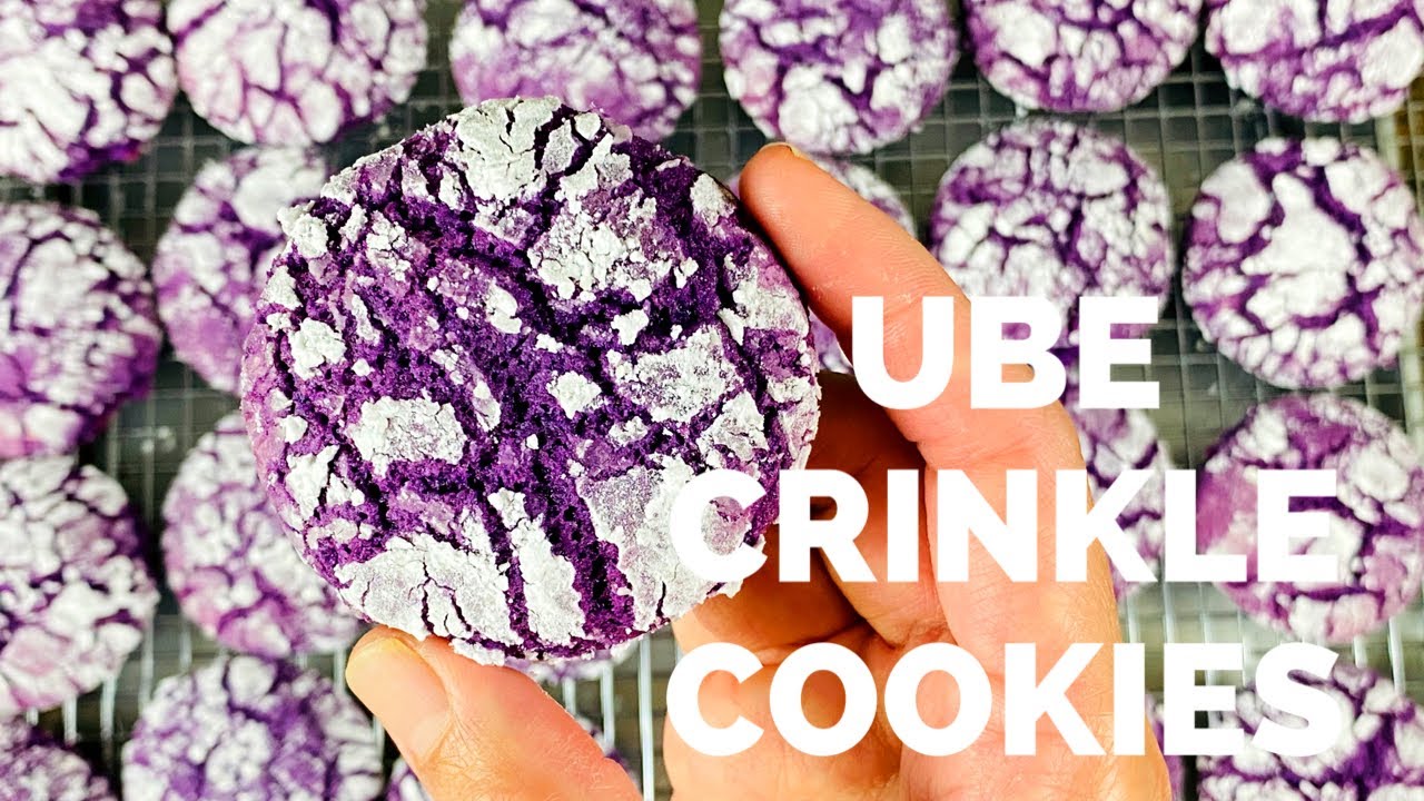 Ube Crinkle Cookies (How to Make Ube Crinkle Cookies)