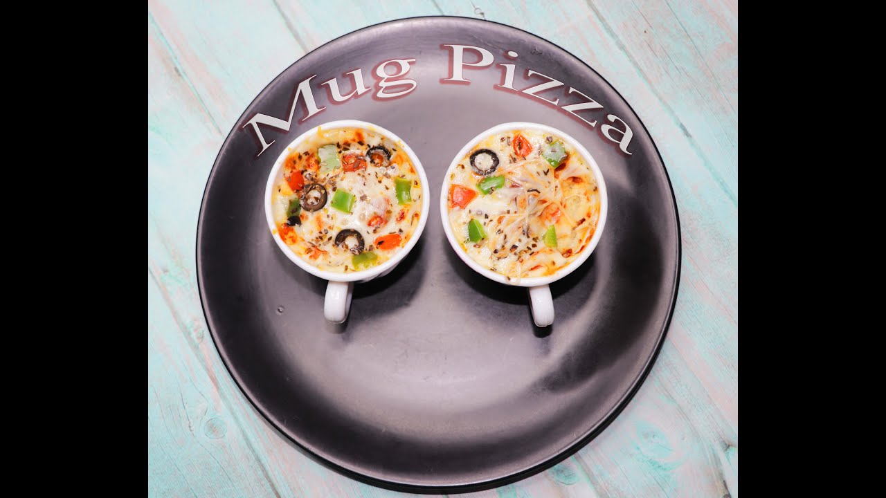 Easy mug pizza recipe | instant 1 minute mug pizza recipe without oven | Gourmet Food